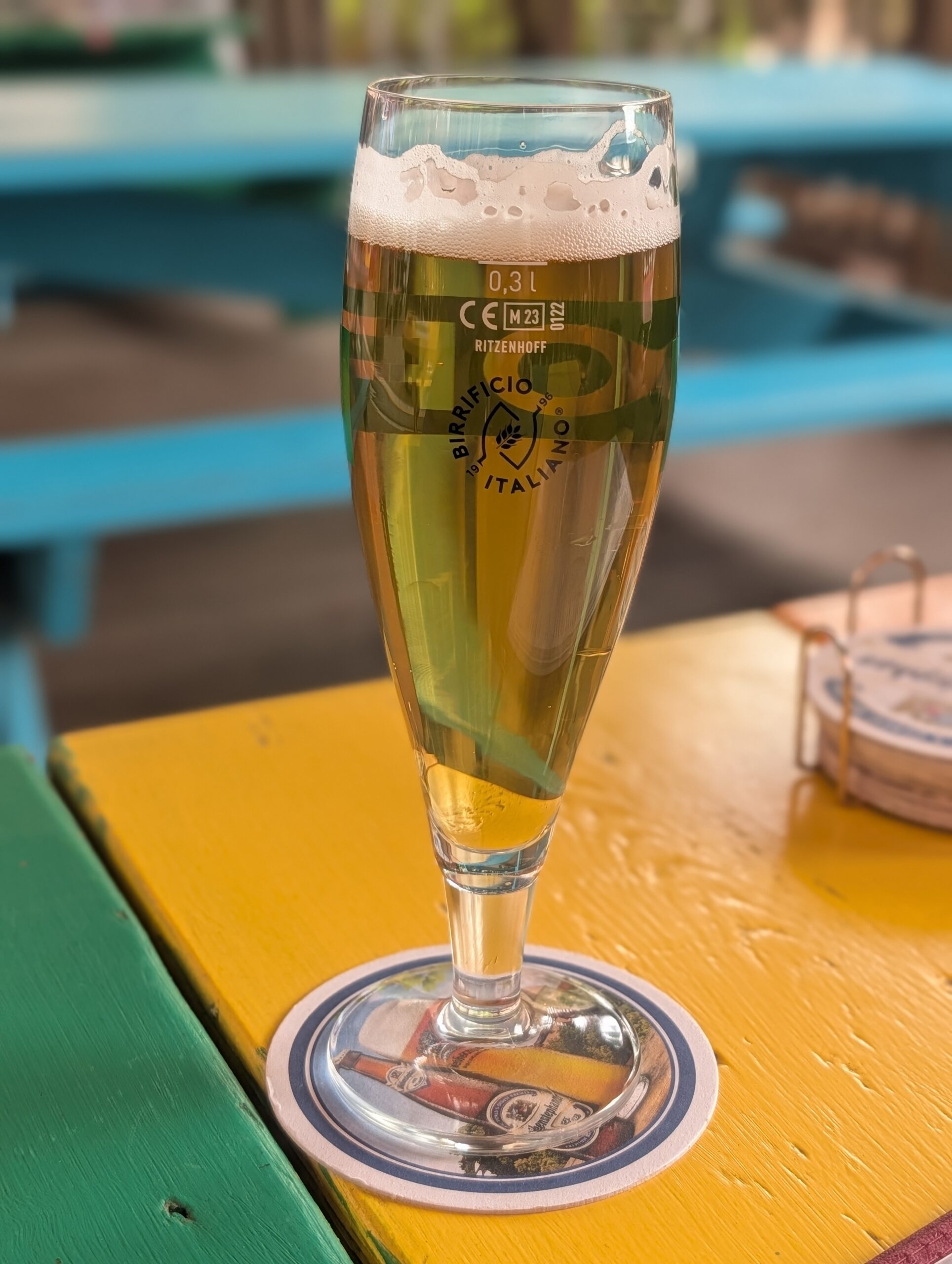 A Tipopils pilsner on the Novare Res patio